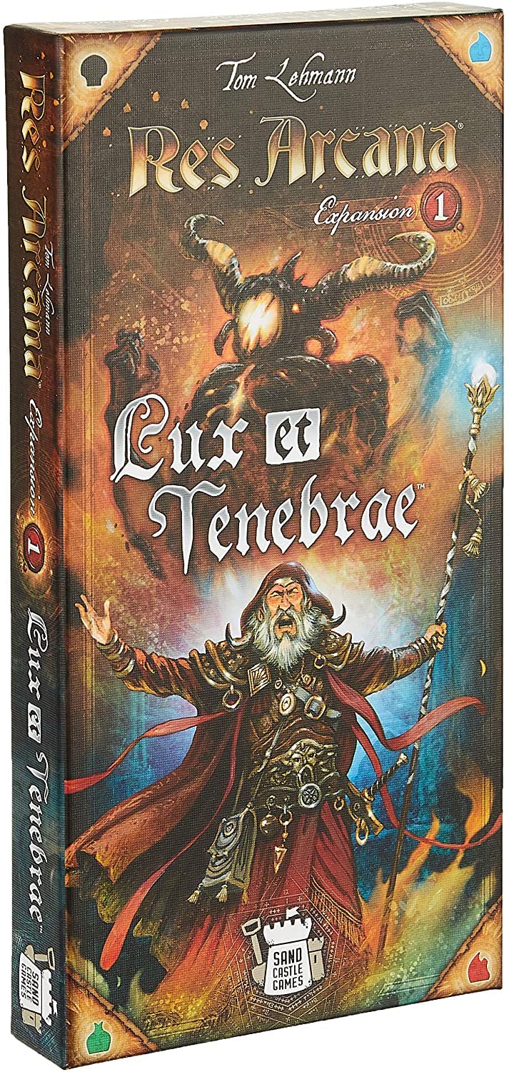 Res Arcana Lux Et Tenabrae Board Game Expansion - Magical Fantasy Adventure Game, Strategy Game For Kids & Adults, Ages 14+, 2-5 Players, 30-60 Min Playtime, Made By Sand Castle Games