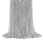 144 Pcs Silver Bead Necklaces, Silver Mardi Gras Christmas Beads Necklaces, 4Th Of July Beads Necklaces, 33'' 7 Mm Silver Party