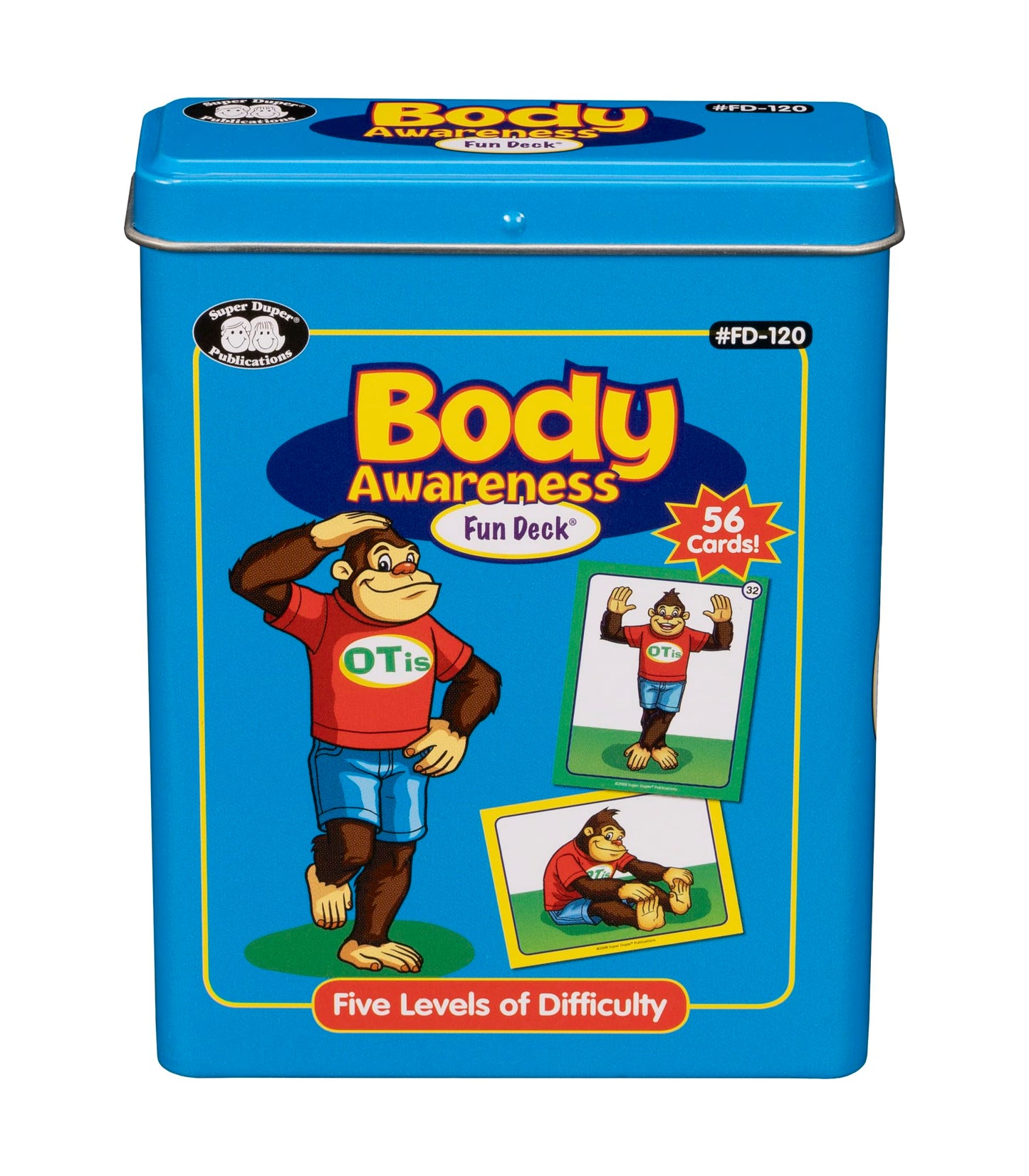 Super Duper Publications | Yoga Body Awareness and Exercise Fun Deck | Occupational Therapy Flash Cards | Gross Motor Movement A