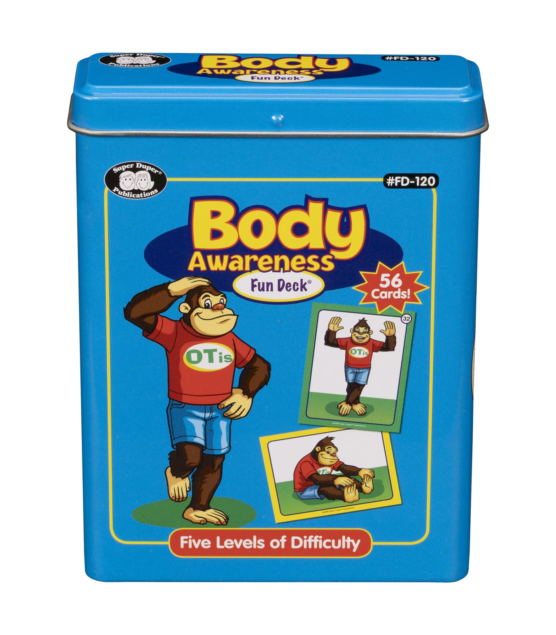 Super Duper Publications | Yoga Body Awareness and Exercise Fun Deck | Occupational Therapy Flash Cards | Gross Motor Movement A