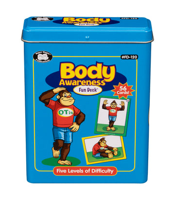 Super Duper Publications | Yoga Body Awareness and Exercise Fun Deck | Occupational Therapy Flash Cards | Gross Motor Movement A