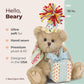 Bearington Happy Birthday Plush Suffed Animal Teddy Bear, 10'