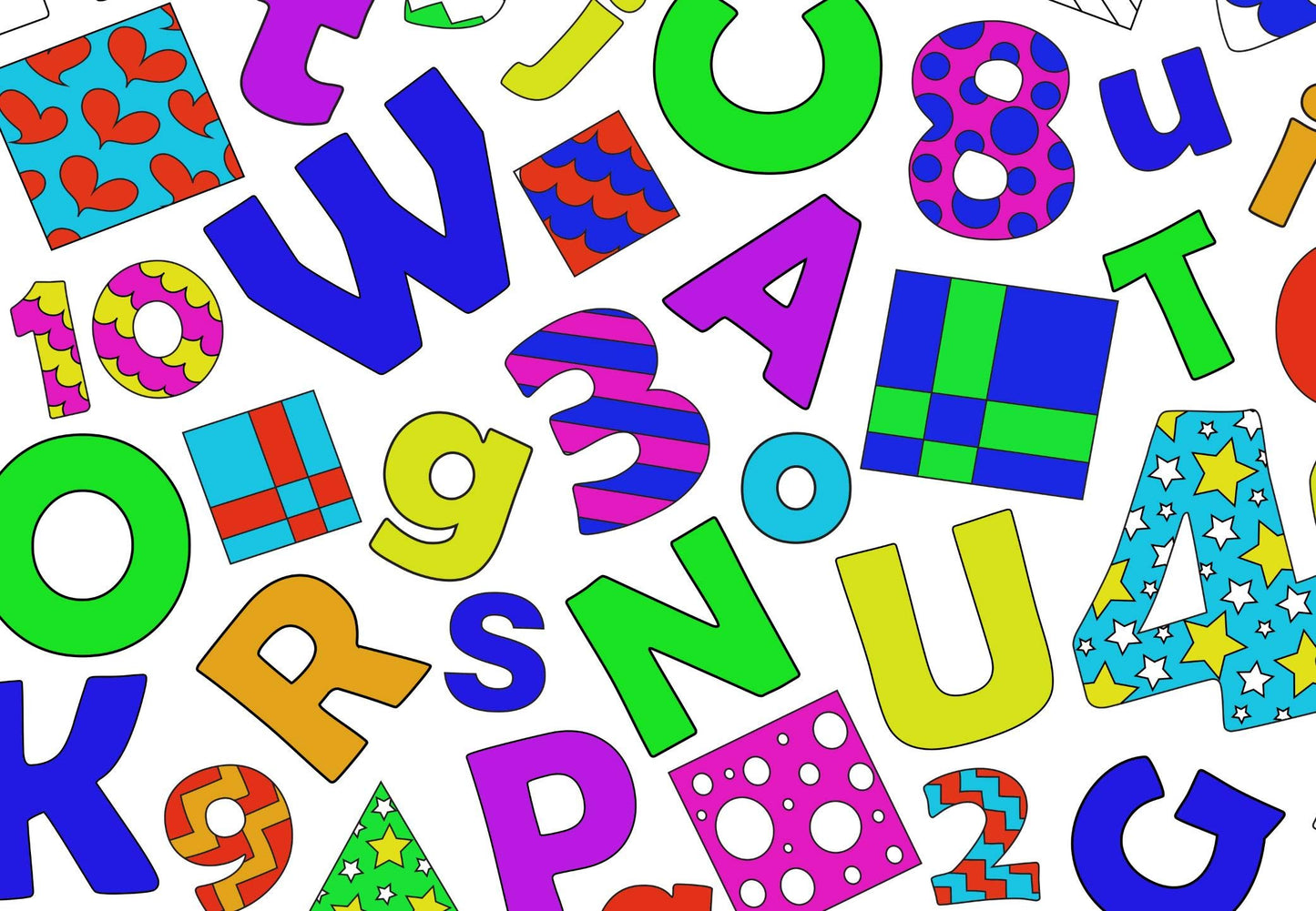 The Coloring Table - Learning Fun Design - Square Tablecloth - Fabric Coloring Tablecloth - Colorable Designs - Washable And Reu
