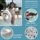 Ali+Oli Summer Collection, Swim Ring For Kids, Inflatable Cute Pool Float Ring For Ages 3-6 Years, 24   X9    Junior Swim Ring,