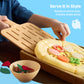 lalalark Play Food Toddler Toy - Pizza Toy with 18 Toppings - Pretend Play Cutting Food for Kids - Craft 'n Crust - Interactive