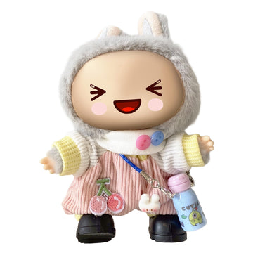 Doll Clothes - Handcrafted Clothing For 17Cm Dolls Chic Babydoll Outfit Dress Cute Garment With Shoes And Accessories(No Doll),