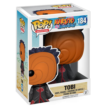 Funko POP Naruto Shippuden Tobi Figure, Vinyl, One Size, Multicolor, Model 12452