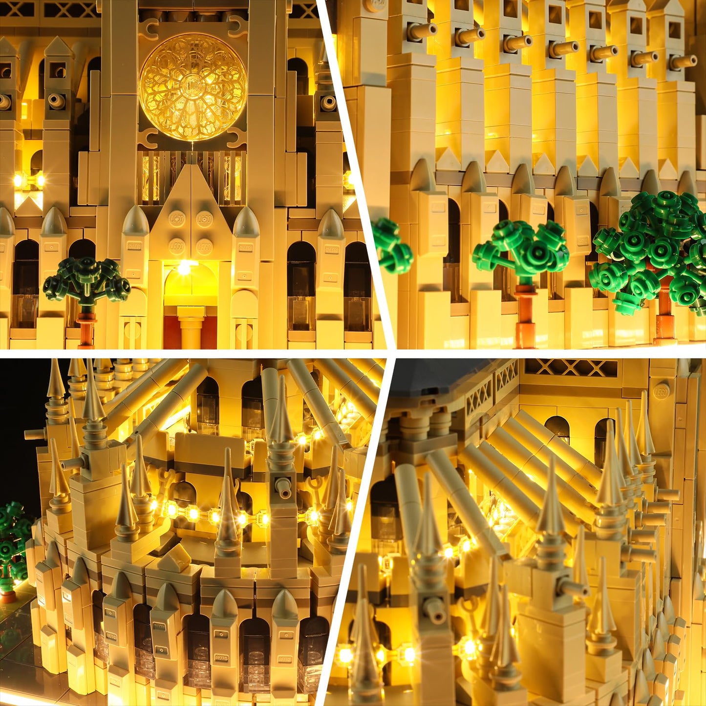 Briksmax 2.0 Light Kit For Lego-21061 Notre Dame Cathedral With Remote Control-Innovative Led Lighting Compatible With Lego Arch
