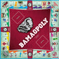 Late for the Sky Bamaopoly Board Game, Cardboard, Crimson & Grey, Model 4099496