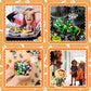 VioraWhite 25 Pcs Mini Zombies Figurines Halloween Tiny Zombies Action Figures to Hide and Seek Little Statue for Halloween Part