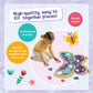 Peaceable Kingdom 53-Piece Shimmery Butterfly Floor Puzzle for Kids – Durable Berry Puzzle Pieces – Ideal for Classrooms, Ages 5 & Up
