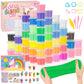 YasTant 56 Pack Butter Slime Kit for Girls and Boys Ages 3-12, Non Sticky Kids Slime Kits 3-12, Small Slime Party Favors with Ch