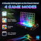Glow In A Row Light-Up 4 In A Row Board Game, Strategy Games For Kids Ages 6 And Above, 2 Player Game, Perfect For Kids And Adul
