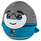 Sleep Squad San Jose Sharks Sj Sharkie 12'' Mascot Kiri Cloud Plushie - Official Nhl Plush
