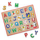 Melissa & Doug Lift & See Alphabet Wooden Peg Puzzle (26 pcs) Toddler and Preschool Puzzles for Ages 1+ - FSC-Certified Material
