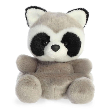 Aurora® Adorable Palm Pals™ Rascal Raccoon™ Stuffed Animal - Pocket-Sized Play - Collectable Fun - Gray 5 Inches