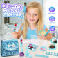 Golray Frozen Toys For Girl Gift Kids Makeup Kit & Elsa Princess Dress Up Set, Purse & Cape & Real Make Up & Nail Polish & Wand,