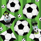 Bqk 96 Pcs Soccer Plates And Napkins Party Supplies Soccer Paper Plates Soccer Birthday Party Decorations Soccer Party Favors So