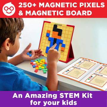 Doctor Jupiter My First Stem Pixel Art Kit For Kids Ages 5+ | Birthday Gift Ideas For 5-6-7-8-9-10 Year Old Boys & Girls | Learn