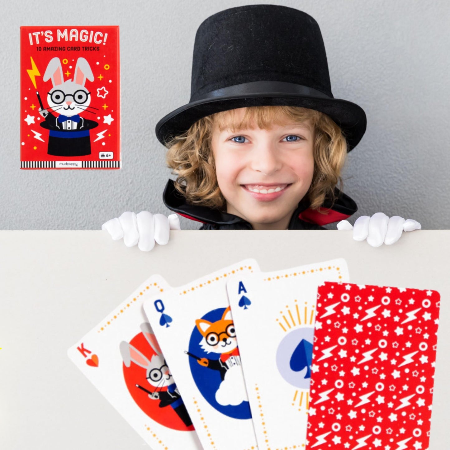 Mudpuppy It'S Magic! - Animal Version Of Classic Kids Card Tricks Card Game With Cute Illustrations Of Animals For Children Ages