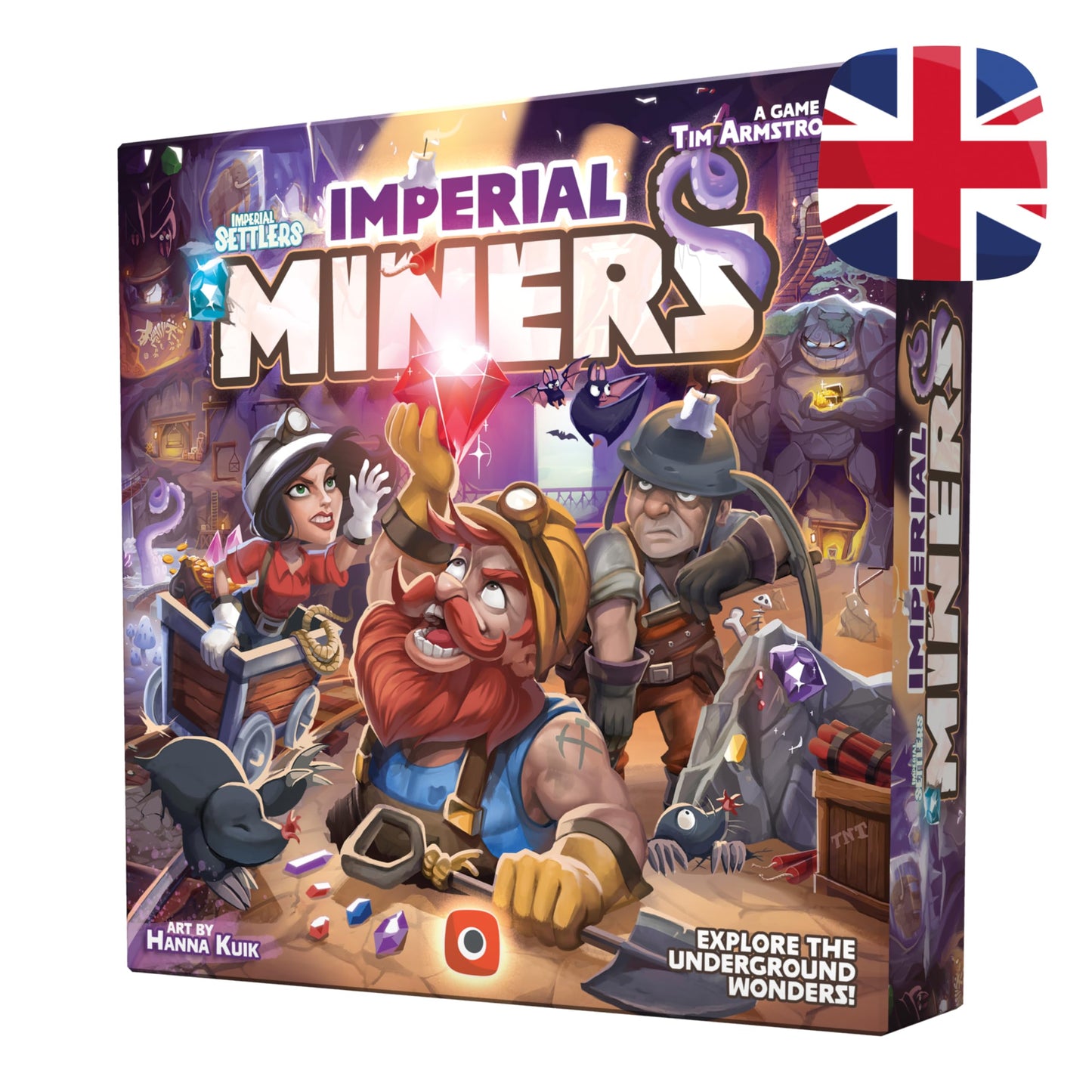 Imperial Miners By Portal Games, Strategy Board Game