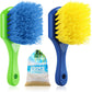 Remerry 2 Pcs Beach Sand Remover Brush with Drawstring Bag, Beach Accessories Scrub Brushes for Cleaning Beach Soft Bristle Brus