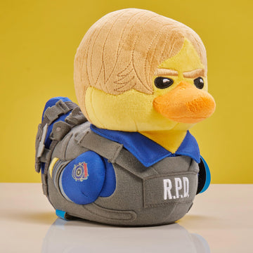 Tubbz Plush: Leon Kennedy - Resident Evil Cosplaying Rubber Duck Soft Plush Collectible Toy