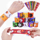 Max Fun 48pcs Halloween Slap Bracelets Halloween Party Favors Halloween Toys for Kids Halloween Party Favor Halloween Treat Bags