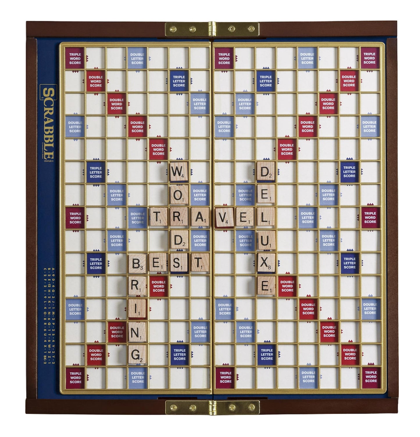 WS Game Company Scrabble Deluxe Travel Edition  2 to 4 players