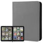 Trading Card Binder 9 Pocket  GERMUN PU Cover Card Binder for 540 Cards  enhanced Trading Card Collection Binder  Double Sided Pocket Card Album for MTG  TCG (Grey)
