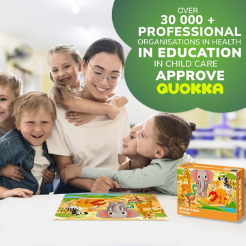 Quokka Puzzles For Kids Ages 3-5 - 30 Pieces Puzzles For Toddlers 2-4 - Dinosaurs Learning Jigsaw Puzzles For Kids 4-6 Years Old