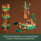 Lumibricks Western Sequoia Bandit Outpost Lighting Building-Bricks Set - Wild West Outlaw Hideout 1183 Pcs Collection Role Play Set for West Lovers