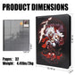 WEST TUNE One Piece Trading Card Binder - 16 Pocket, Waterproof, Holds 1024 Cards, Includes 32 Sleeves, Model WTV028