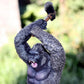 Gemini&Genius King Kong Toys Display  Rampage Toys Gorilla with 2Pcs Replaceable  Battle Axe  Hand-Painted  Animal Collectible  Details Unique Model.