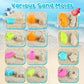 Dreamon Beach Toys For Kids 3-10, Collapsible Sand Toys Include 3 Pack Foldable Buckets, 24 Pcs Beach Mold And Shovels Molds, Tr
