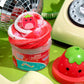 Original Squishmallows Scarlet The Strawberry Premium Cloud Slime, Strawberry-Scented, Party Favors for Kids 8-12, Girl Toys 8-1