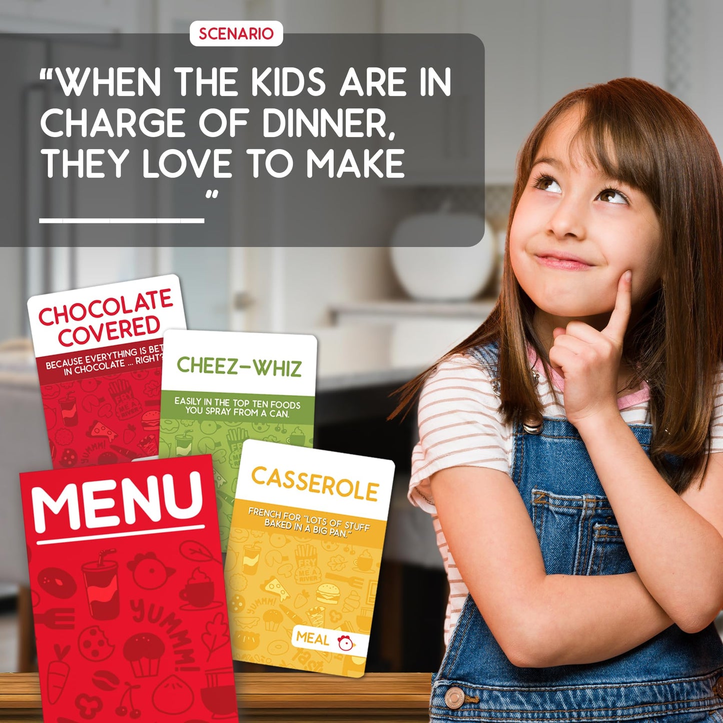 Blue Wasatch Games Plate It Up - A Foodie Party Game | Mix Ingredients and Make Crazy Dishes | Includes Over 350 Foods and Fun S