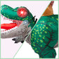Spooktacular Creations Kids Halloween Inflatable Dinosaur Costumes, Light-Up Eyes Riding A T-Rex Inflatable Costume, Green Rawr Blow Up Dinosaur Costumes For Halloween Costume Cosplay Themed Parties