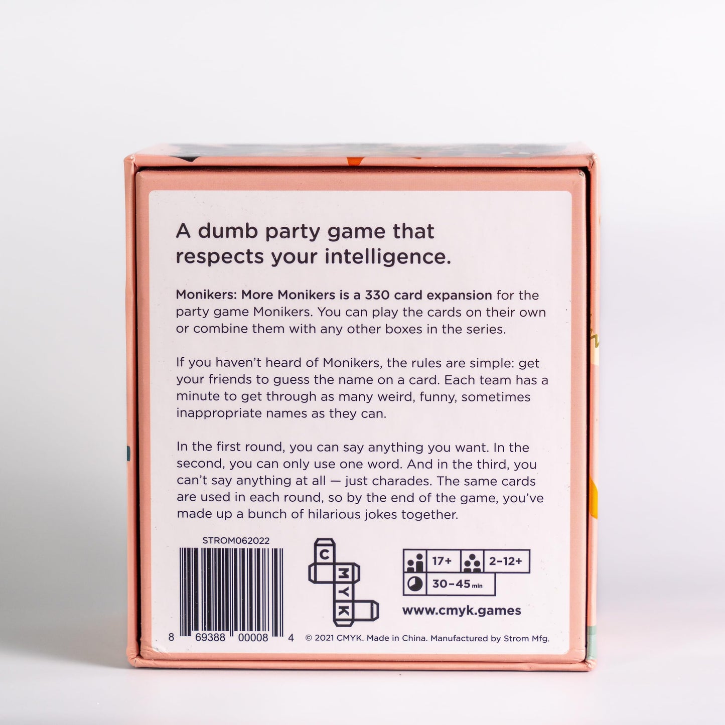 Cmyk Monikers: More Monikers - A Dumb Party Game That Respects Your Intelligence