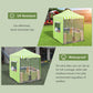 Hadisi Outdoor Kids Playhouse Cover,With Transparent Pvc Doors And Windows Waterproof Cover Suitable For Multiple Brands With Th