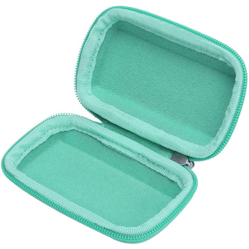 Khanka Hard Carrying Case Replacement For Speks Geode Magnetic Fidget Sphere - Pentagons 12-Piece Set - Slate, Holds 24 Pieces Magnetic Fidget Sphere, Case Only (Teal)
