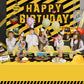 Dvaorc 4 Pack Construction Party Tablecloths Rectangle Construction Table Covers Dump Truck Birthday Table Cloth For Kids Boys B