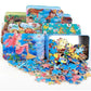 200PC Tin Puzzle  (Random Design Will Send) Animals,Jungle,sea Animals,Super Hero and Favorite Character Jigsaw Puzzle for Kids