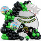 Rozi Decoration Gaming Birthday Party Decorations, 46 Pieces, Black and Green Balloons, Happy Birthday Banner, Game Controller F