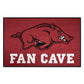 FANMATS 14628 University of Arkansas Nylon Universal Man Cave Starter Rug , 19x30