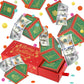 Wenmthg Christmas Surprise Gift Box Explosion For Money - Christmas Money Gift Box Explosion With Confetti - Pop Out Folding Bou