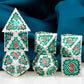 DND Metal Dice Set ARUOHHA Dungeons and Dragons Dice with Gift Box,D&D Dice Set D + D Large Polyhedral Dice for Pathfinder RPG B