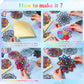 Tinlade 24 Pack Fall DIY Suncatcher Paper Crafts Stained Glass Effect Paper Suncatchers, 600 Tissue Papers, Window Art Arts and