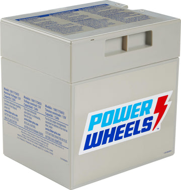 Power Wheels 12-Volt Ride-On Toy Replacement Battery, 12-Ah, Multicolor, Model G5894