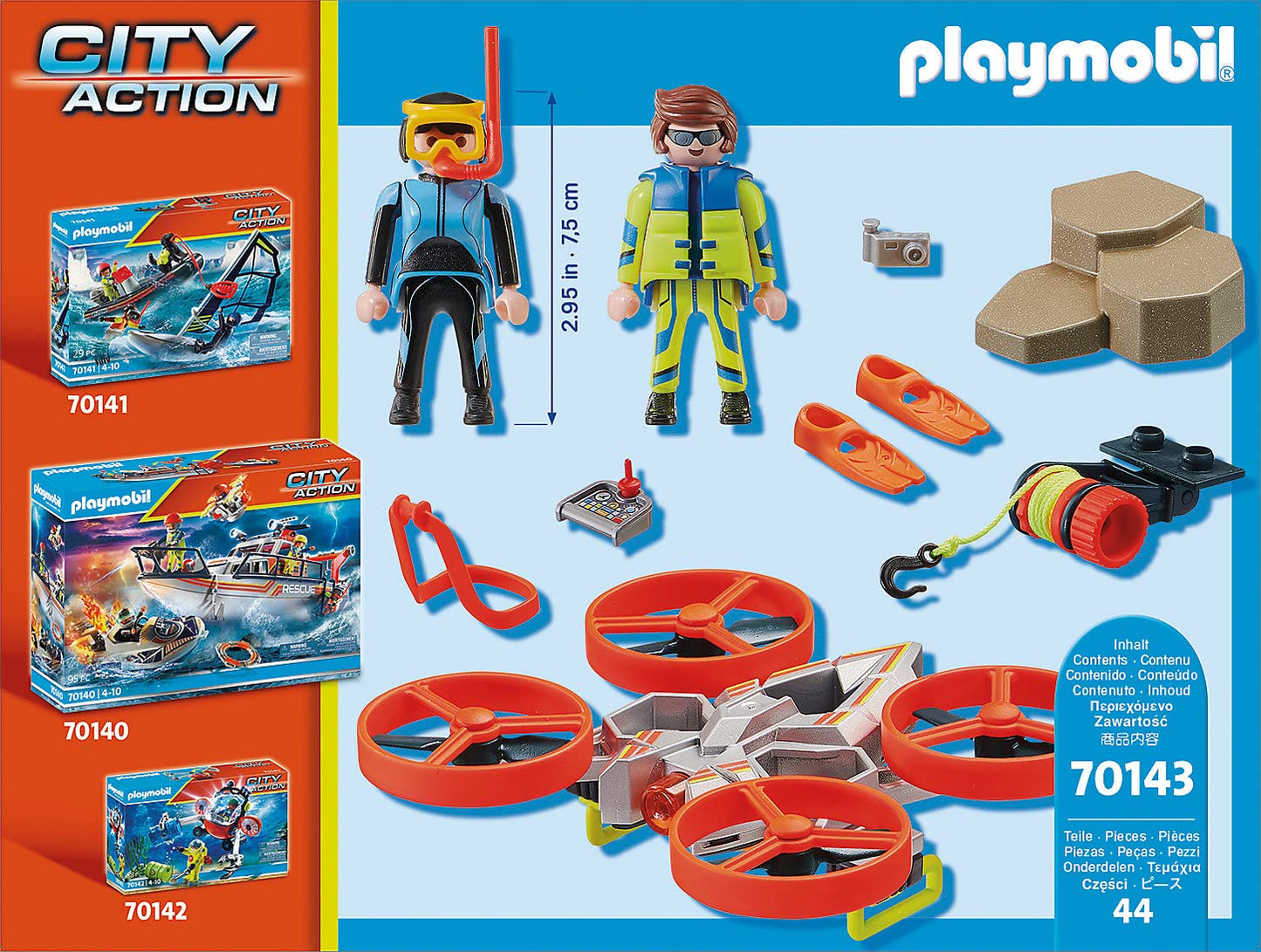 Playmobil Diver Rescue With Drone